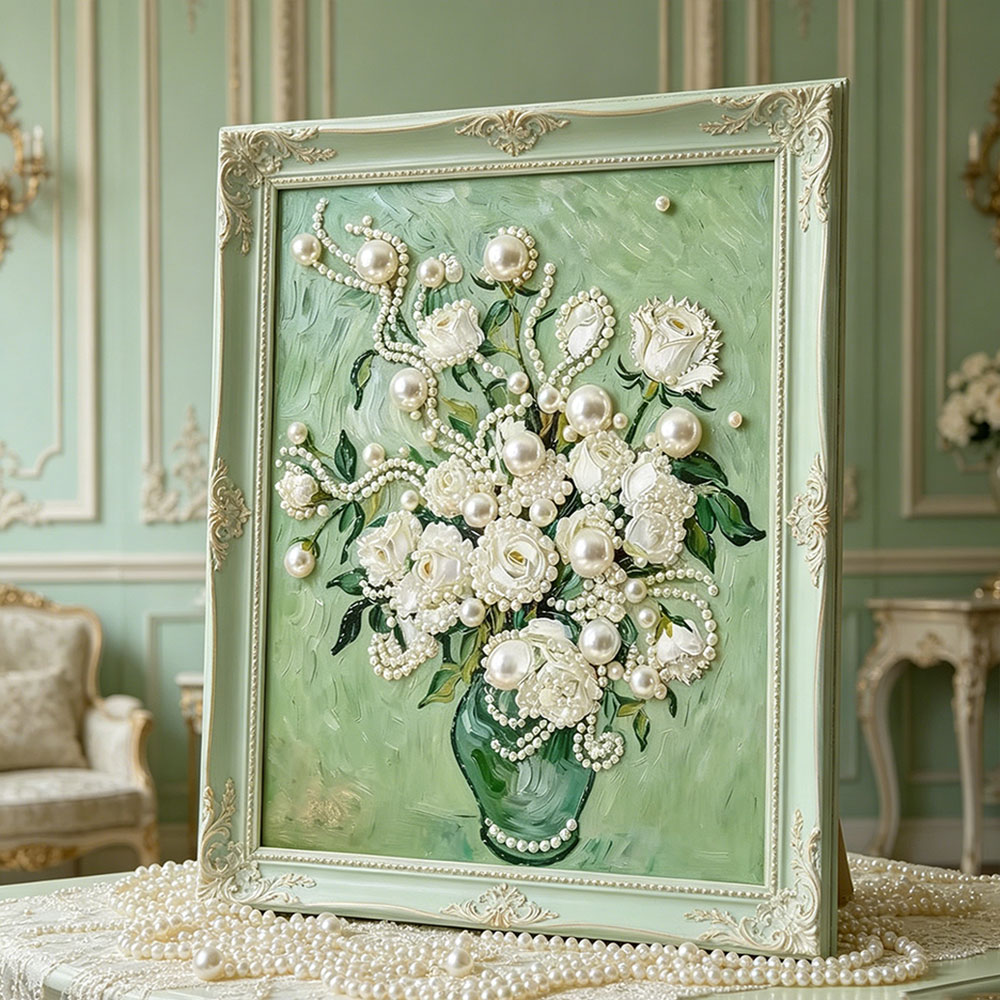 Huacan DIY Pearl Art Painting  - Resin Art Rose review and price