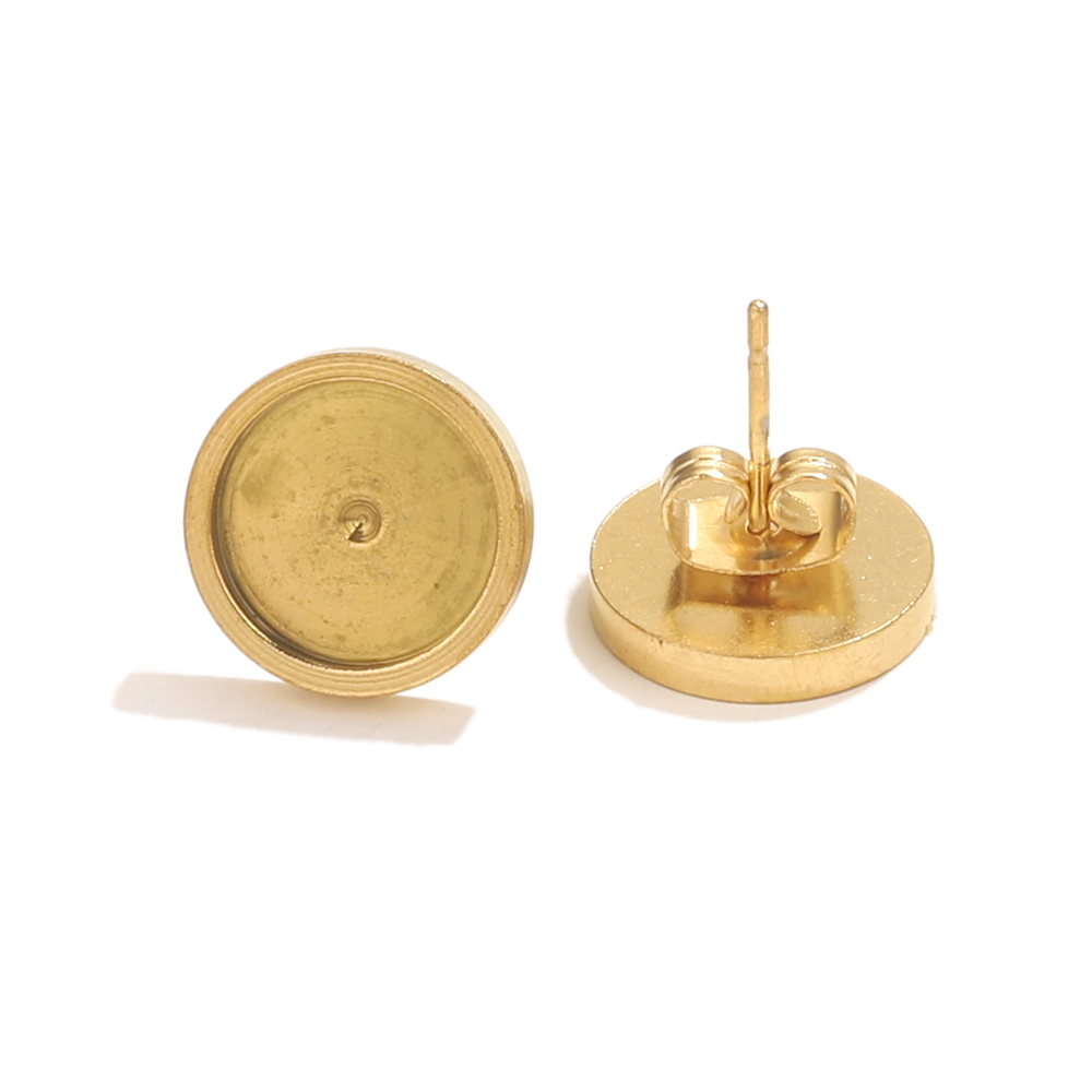 10pcs Stainless Steel Gold Ear - Resin Art Box review and price