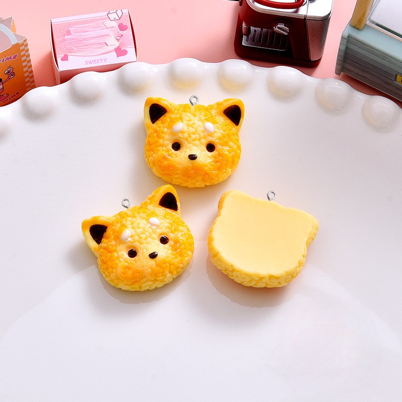 10Pcs Cartoon Biscuits Dog Res - Resin Art Earrings Material review and price
